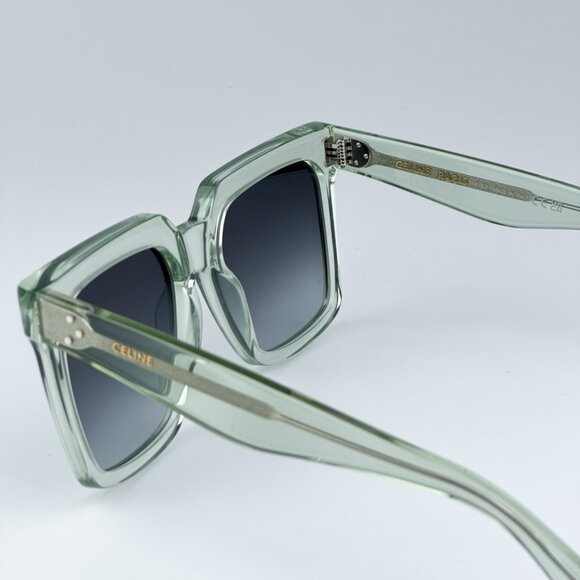 Celine CL4055IN 93B BRAND NEW Sunglasses Transparent Green Gradient Smoke Women - Picture 8 of 10